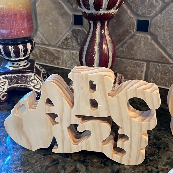 NEW Natural Wood Standing Signs for Classroom - Picture 4 of 15